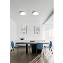 Isia Ceiling lamp 3453/40 Textured White, LED 40W 3660lm, CRI90 CL.I, Integrated LED, 3000K-4000K Slide Switch