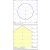   Isia Ceiling lamp 3453/60 Textured White, LED 55W 5250lm, CRI90 CL.I, Integrated LED, 3000K-4000K Slide Switch