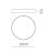   Isia Ceiling lamp 3453/80 Textured White, LED 88W 8440lm, CRI90 CL.I, Integrated LED, 3000K-4000K Slide Switch