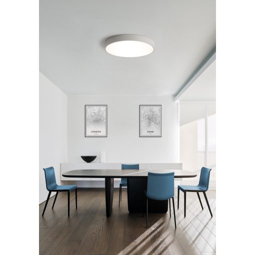 Isia Ceiling lamp 3453/80 Textured White, LED 88W 8440lm, CRI90 CL.I, Integrated LED, 3000K-4000K Slide Switch