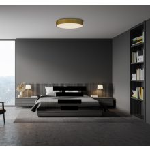 Isia Ceiling lamp 3453/80 Tech Gold, LED 88W 8440lm, CRI90 CL.I, Integrated LED, 3000K-4000K Slide Switch, Casambi, ON-DEMAND **