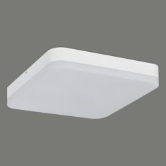   Square Ceiling lamp 3512/28 White, LED 24W 1989lm, CRI90 CL.II IP54, Integrated LED, Dimmable Kelvin, Motion Sensor