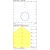   Square Ceiling lamp 3512/28 White, LED 24W 1989lm, CRI90 CL.II IP54, Integrated LED, Dimmable Kelvin, Motion Sensor