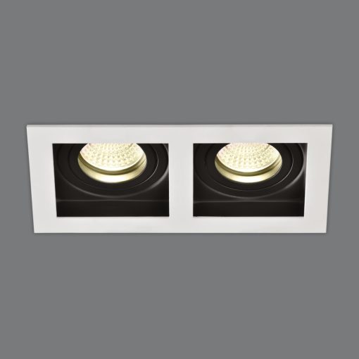 San Recessed 3679/2 White, LED GU10 2x8W, CL.II