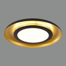 Shiitake Ceiling lamp 3740/55 Textured Black/Gold, LED 45W 3000K 3420lm, CRI90 CL.I, Casambi, ON-DEMAND **