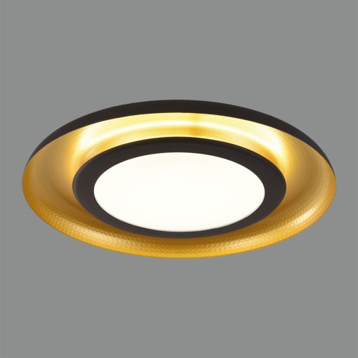 Shiitake Ceiling lamp 3740/55 Textured Black/Gold, LED 45W 3000K 3420lm, CRI90 CL.I, Casambi, ON-DEMAND **