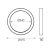  Aliso Ceiling lamp 3742/47 Textured White, LED 40W 3345lm, CRI90 CL.I, Integrated LED, Kelvin 2700K-3000K Slide Switch, Casambi, ON-DEMAND **