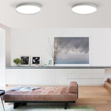 Minsk Ceiling lamp 3758/40 Textured White, LED 22W 4000K 1460lm, CRI90 CL.I, Integrated LED, Casambi, ON-DEMAND **