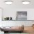   Minsk Ceiling lamp 3758/40 Textured White, LED 22W 4000K 1460lm, CRI90 CL.I, Integrated LED, Casambi, ON-DEMAND **