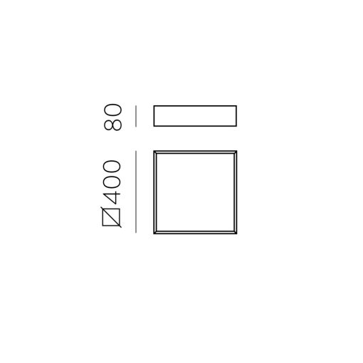 Munich Ceiling lamp 3759/40 Textured White, LED 26W 3000K 1983lm, CRI90 CL.I, Integrated LED