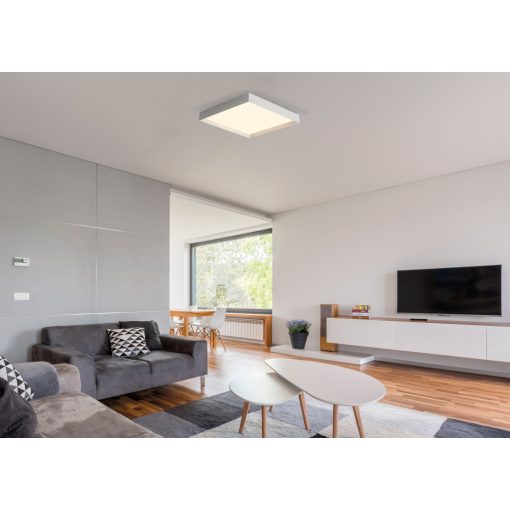 Munich Ceiling lamp 3759/60 Textured White, LED 52W 3000K 3967lm, CRI90 CL.I, Integrated LED, Casambi, ON-DEMAND **