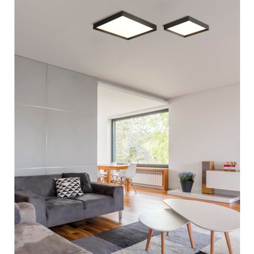 Munich Ceiling lamp 3759/60 Textured Black, LED 52W 3000K 3967lm, CRI90 CL.I, Integrated LED, Casambi, ON-DEMAND **