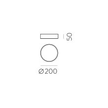London Ceiling lamp 3760/20 Textured White, LED 12W 3000K 840lm, CRI90 CL.I, Integrated LED