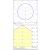   London Ceiling lamp 3760/80 Textured White, LED 72W 3000K 5497lm, CRI90 CL.I, Integrated LED