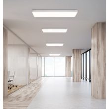 Turin Ceiling lamp 3761/120 Textured White, LED 55W 3000K 4197lm, CRI90 CL.I, Integrated LED