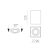   Carre Ceiling lamp 3762/10 Textured White, LED GU10 8W, CL.I, Adjustable