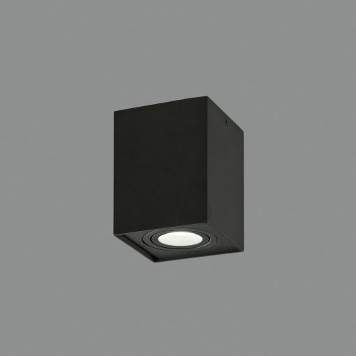 Carre Ceiling lamp 3762/10 Textured Black, LED GU10 8W, CL.I, Adjustable