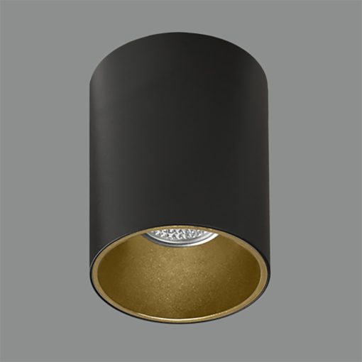 Soul Ceiling lamp 3792/8 Textured Black/Satin Gold, LED GU10 8W, CL.I
