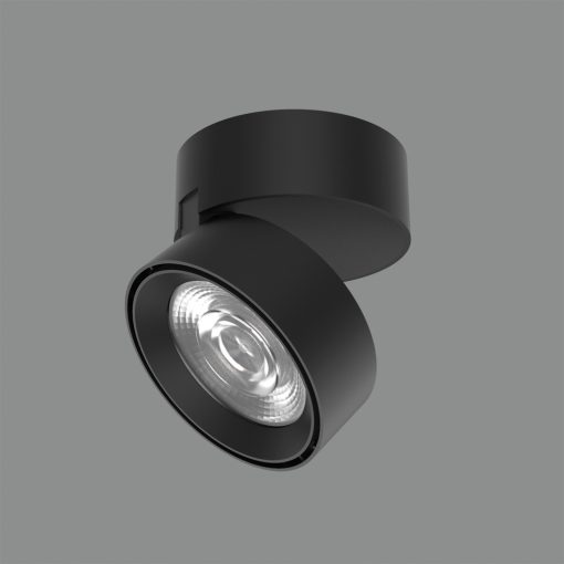 Mako Ceiling lamp 3843/9 Textured Black, LED COB 20W 3000K 1875lm, CRI90 CL.I, Integrated LED, Adjustable