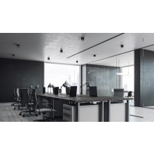 Mako Ceiling lamp 3843/9 Textured Black, LED COB 20W 3000K 1875lm, CRI90 CL.I, Integrated LED, Adjustable