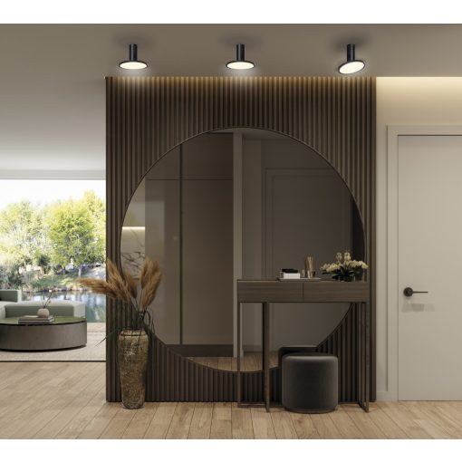 Morgan Ceiling lamp 3846/19 Textured Black, LED 18W 3000K 1600lm, CRI90 CL.I, Integrated LED