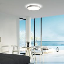 Lisboa Ceiling lamp 3851/40 Textured White, LED 30W 4000K 2745lm + 5W 4000K 460lm, CRI90 CL.I, Integrated LED, Casambi, ON-DEMAND **