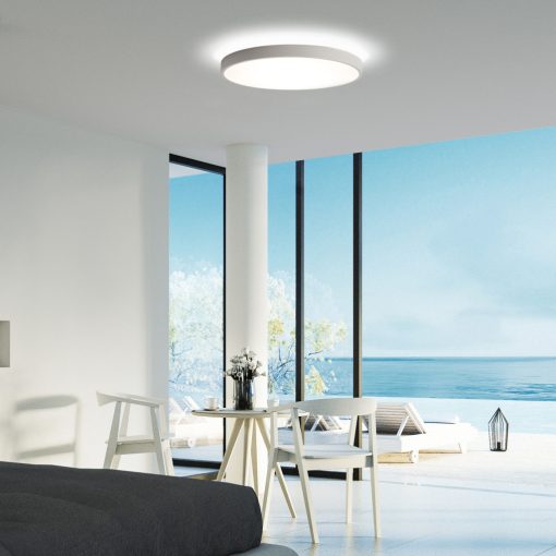 Lisboa Ceiling lamp 3851/60 Textured White, LED 60W 3000K 5490lm + 8W 3000K 735lm, CRI90 CL.I, Integrated LED, Casambi, ON-DEMAND **
