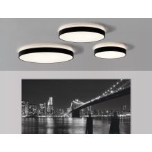 Lisboa Ceiling lamp 3851/60 Textured Black, LED 60W 3000K 5490lm + 8W 3000K 735lm, CRI90 CL.I, Integrated LED