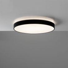 Lisboa Ceiling lamp 3851/60 Textured Black, LED 60W 4000K 5490lm + 8W 4000K 735lm, CRI90 CL.I, Integrated LED