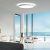   Lisboa Ceiling lamp 3851/80 Textured White, LED 80W 4000K 7320lm + 12W 4000K 915lm, CRI90 CL.I, Integrated LED, Casambi, ON-DEMAND **