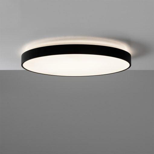Lisboa Ceiling lamp 3851/80 Textured Black, LED 80W 4000K 7320lm + 12W 4000K 915lm, CRI90 CL.I, Integrated LED