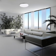 Koe Ceiling lamp 3852/48 2.8K-4K-6K Textured White, LED 36W 4400lm, CRI90 CL.II IP43, Dimmable Kelvin, Dimmable intensity, Voice Control