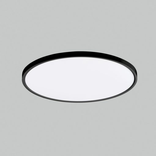 Koe Ceiling lamp 3852/48 2.8K-4K-6K Textured Black, LED 36W 4400lm, CRI90 CL.II IP43, Dimmable Kelvin, Dimmable intensity, Voice Control