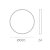   Koe Ceiling lamp 3852/60 Textured White, LED 45W 3000K 5500lm, CRI90 CL.II IP43, Integrated LED