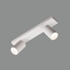   Gina Ceiling lamp 3874/R2 Textured White, LED GU10 2x8W, CL.I, Adjustable