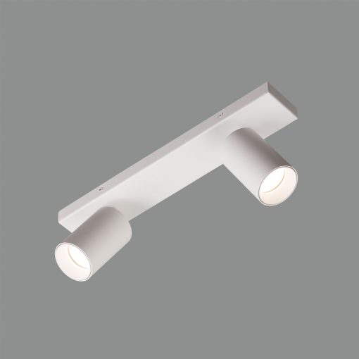 Gina Ceiling lamp 3874/R2 Textured White, LED GU10 2x8W, CL.I, Adjustable