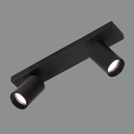 Gina Ceiling lamp 3874/R2 Textured Black, LED GU10 2x8W, CL.I, Adjustable