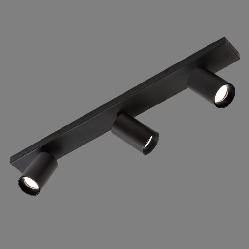 Gina Ceiling lamp 3874/R3 Textured Black, LED GU10 3x8W, CL.I, Adjustable