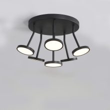 Corvus Ceiling lamp 3945 Textured Black, LED 6x7W 3000K 3660lm, CRI90 CL.I, Integrated LED