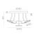   Corvus Ceiling lamp 3945 Textured Black, LED 6x7W 3000K 3660lm, CRI90 CL.I, Integrated LED