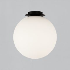   Parma Ceiling lamp 3946/30 IP Matt Black/Opal, LED E27 15W, CL.II IP44