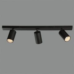   Modrian Ceiling lamp 3951/R3 Black, LED GU10 3x8W, CL.I, Adjustable