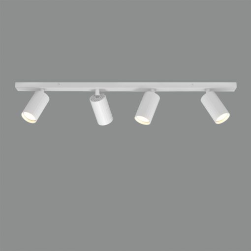 Modrian Ceiling lamp 3951/R4 White, LED GU10 4x8W, CL.I, Adjustable