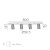   Modrian Ceiling lamp 3951/R4 Tech Gold/Black, LED GU10 4x8W, CL.I, Adjustable