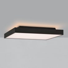 Oporto Ceiling lamp 3973/60 Textured Black, LED 65W 6000lm + 9W 760lm, CRI90 CL.I, Integrated LED, Kelvin 2700K-3000K Slide Switch, Microplasmic Diffuser