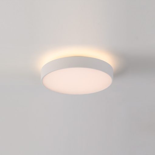 Roma Ceiling lamp 3974/40 Textured White, LED 40W 2800lm + 5W 500lm, CRI90 CL.I, Integrated LED, Kelvin 2700K-3000K Slide Switch, Microplasmic Diffuser
