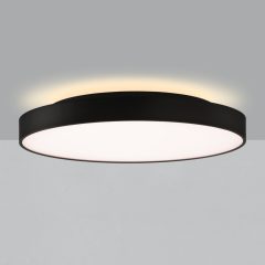   Roma Ceiling lamp 3974/60 Textured Black, LED 65W 6000lm + 9W 760lm, CRI90 CL.I, Integrated LED, Microplasmic Diffuser, Kelvin 2700K-3000K Slide Switch, Casambi, ON-DEMAND **