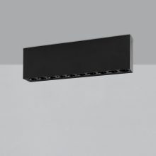 Invisible Ceiling lamp 3980/272 Textured Black, LED 24W 3000K 1790lm, CRI90 CL.II, Integrated LED