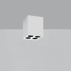   Invisible Ceiling lamp 3980/66 Square Textured White, LED 9W 3000K 680lm, CRI90 CL.I, Integrated LED