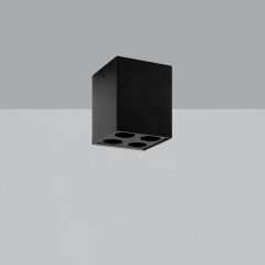   Invisible Ceiling lamp 3980/66 Square Textured Black, LED 9W 3000K 680lm, CRI90 CL.I, Integrated LED